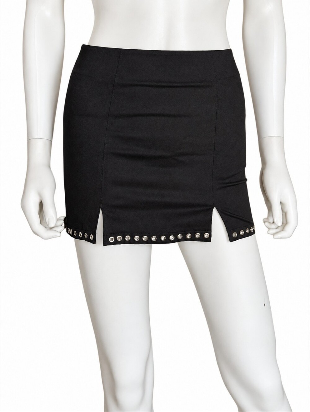 LUDOVIC DE SAINT SERNIN | Lisette Eyelet Mini Skirt Black XS